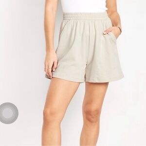Old Navy | Cream Terry Shorts